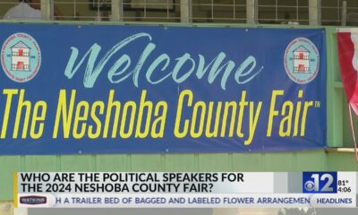 Who are the political speakers for the 2024 Neshoba County Fair?