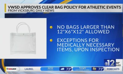 Vicksburg Warren School District approves clear bag policy for athletic events