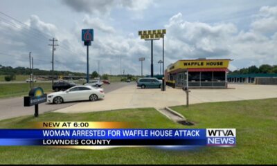 Woman accused of trying to run people over in Waffle House parking lot