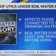 Boil water noticed issued for Town of Utica