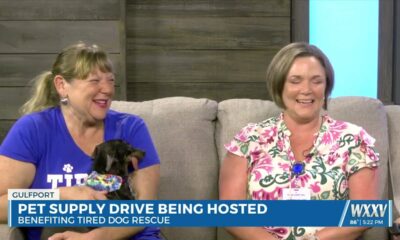 Pet supply drive benefiting Tired Dog Rescue