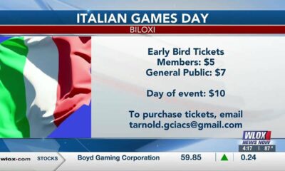 Gulf Coast Italian American Cultural Society holding Italian Games Day in Biloxi