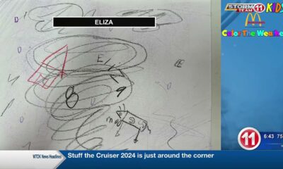 Today's Storm Team 11 Kid is Eliza (7/25)
