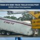 Train hits 18-wheeler in Gulfport