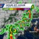 Rain and storms likely today