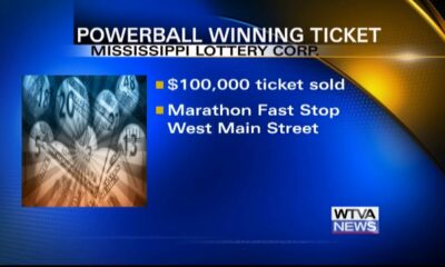 0,000-winning lottery ticket purchased in Tupelo