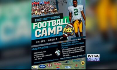 Interview: Eric Matthews football camp set for July 27 in Tupelo