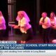 Hancock County Schools staff rocks out the decades with back-to-school rally
