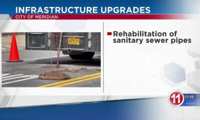 Sewer pipe, manhole maintenance underway on Meridian streets