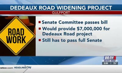 Senate to vote on infrastructure bill sending M to Gulfport for Dedeaux Rd. project