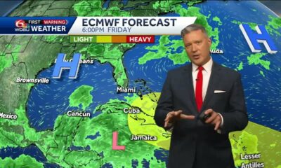 Scattered storms this weekend and a look at possible development in the tropics