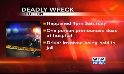 1 person killed, another being held in jail following crash in Fulton