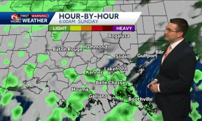 More rain chances for Sunday