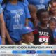 Jackson church holds school supply giveaway