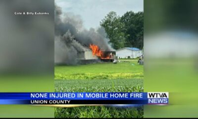 No one injured after home catches fire in Union County