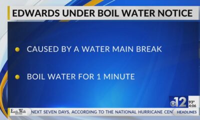 Boil water notice issued for Town of Edwards