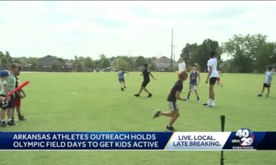 Arkansas youth compete in Olympic Field Days.