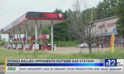 Jackson councilman rallies opponents outside gas station