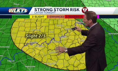 Storm chances increase late Monday night