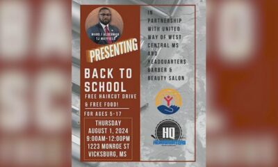 Vicksburg alderman hosts Back to School celebration