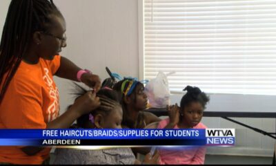 Free haircuts, school supplies help Aberdeen students dive into new school year