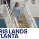 Harris lands in Atlanta for campaign rally | FOX 5 News