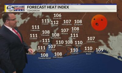 Heat Advisories For Tomorrow, Isolated Storms Possible