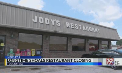 Popular Restaurant Closing after Serving Shoals for 6 Decades | July 30, 2024 | News 19 at 4 p.m.