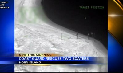 U.S. Coast Guard rescues two stranded boaters off Mississippi coast