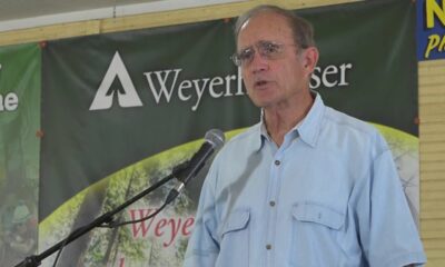 Lt. Governor Delbert Hosemann speaks at 2024 Neshoba County Fair