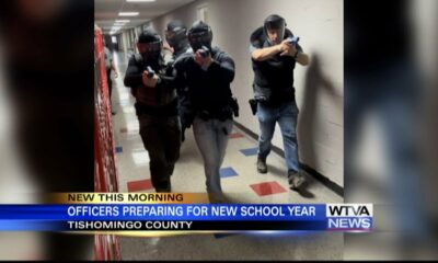 Tishomingo County law enforcement officers preparing for students to return to school