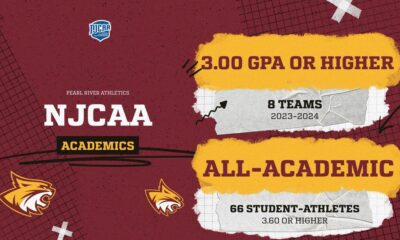 66 Pearl River athletes and three teams recognized by NJCAA for their academic success