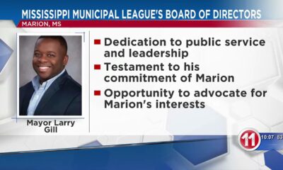 Marion Mayor appointed to Mississippi Municipal League’s Board of Directors