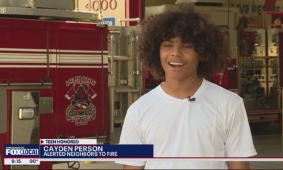 Arlington 15-year-old receives lifesaving award for saving neighbors from house fire