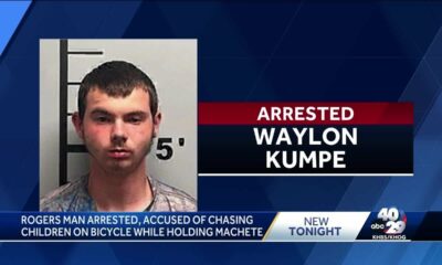 18-year-old Rogers man arrested after chasing kids with machete
