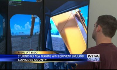 Lowndes County students train on heavy equipment simulators