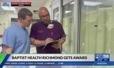 Baptist Health Richmond gets recognition from American Heart Association for work with stroke victim
