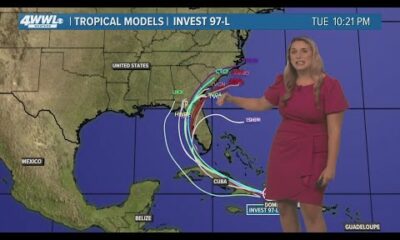Thursday 10 PM Tropical Update: Invest 97 could end up near the Carolinas or Florida