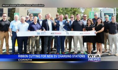 There are new charging stations in Alcorn County