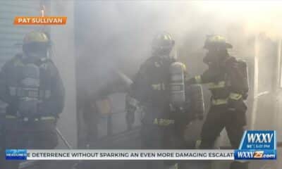 WXXV’s Elizabeth Keen has an update on the fire at Safe Mini Storage in Gulfport