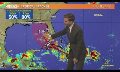 Friday 5am Tropical Update: Tracking Invest 97: Debby could from in Eastern Gulf