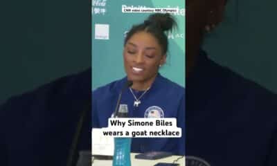 Why Simone Biles wears a goat necklace