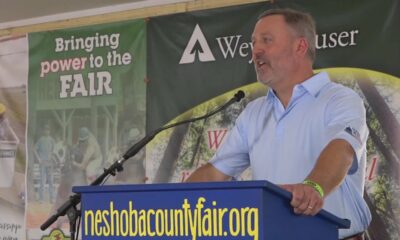 House Speaker Jason White speaks at 2024 Neshoba County Fair