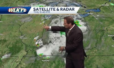 Few showers and storms possible through tomorrow