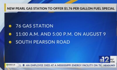 New Pearl gas station to offer .76 per gallon fuel special