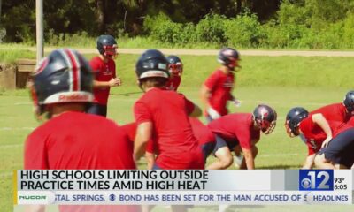 Mississippi schools limit outside practice time amid high heat