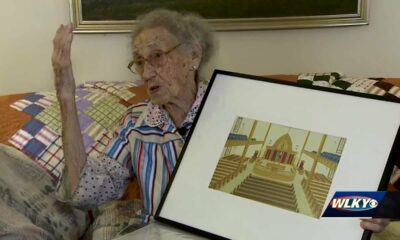 103-year-old Nazi Germany survivor turns memories of Germany into a painting