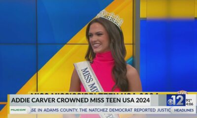 Mississippi’s Addie Carver crowned Miss Teen USA 2024