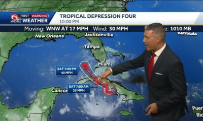 Tracking tropical depression 4, where it's headed, how strong it could be