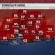 Another Very Hot Afternoon, Scattered Storms Possible